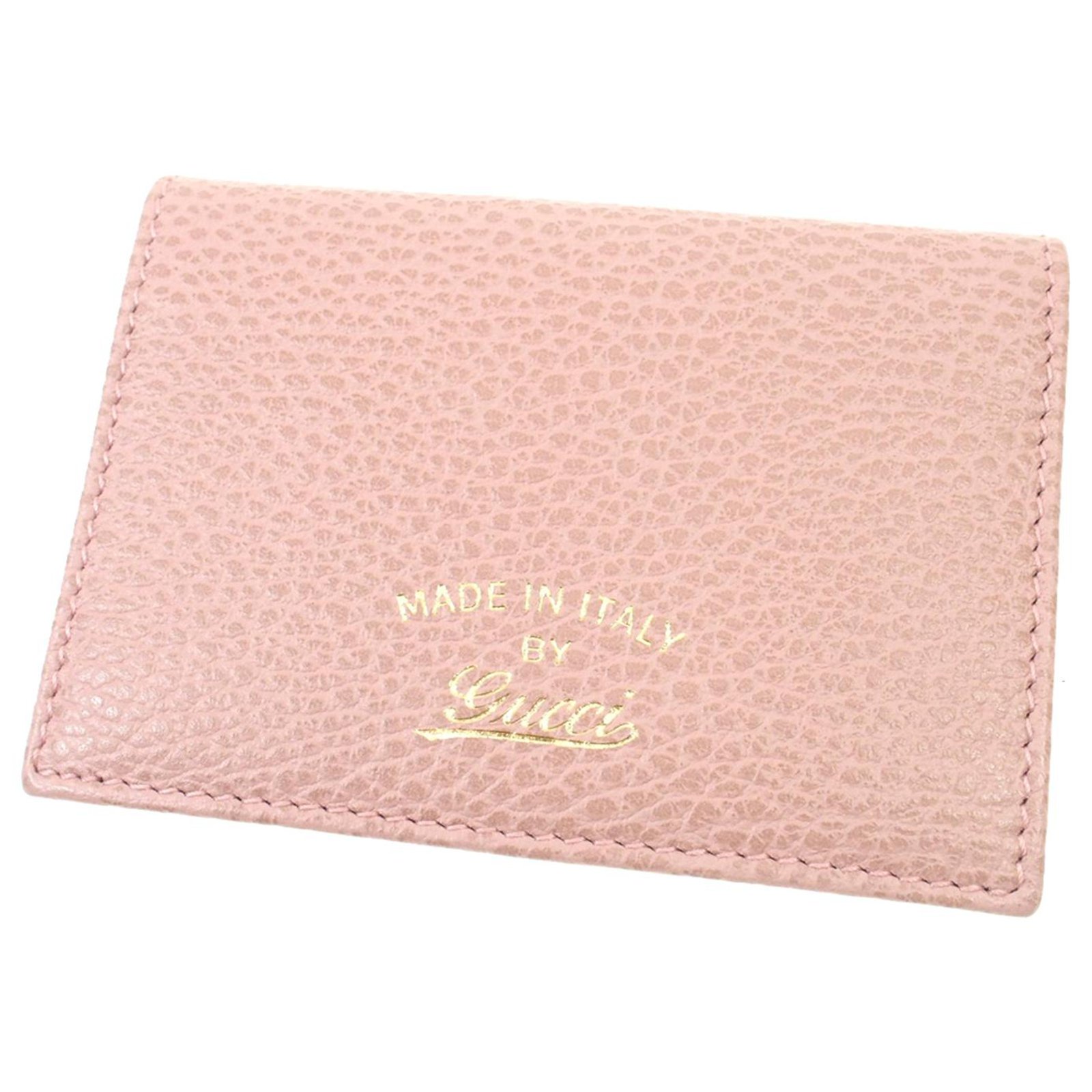Gucci Gucci Pink Swing Leather Passport 