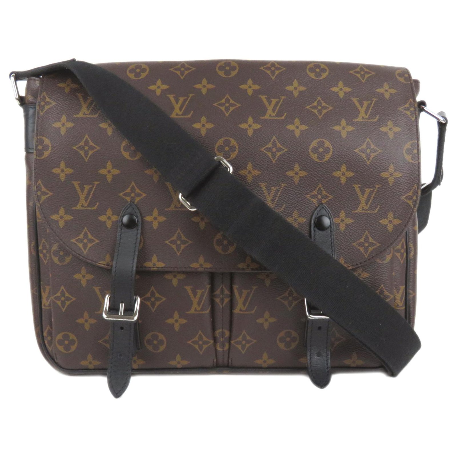 Louis Vuitton Monogram Macassar Messenger Bag, Luxury, Bags