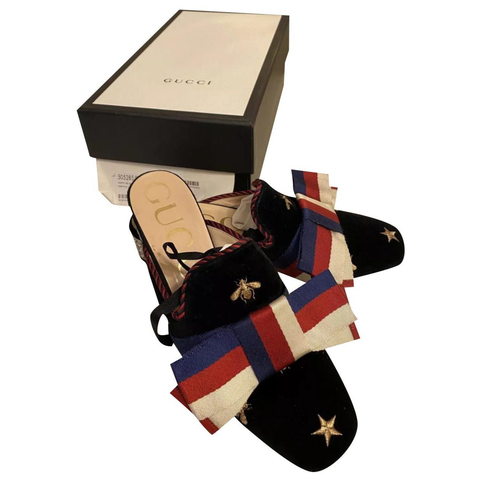 gucci bow mules