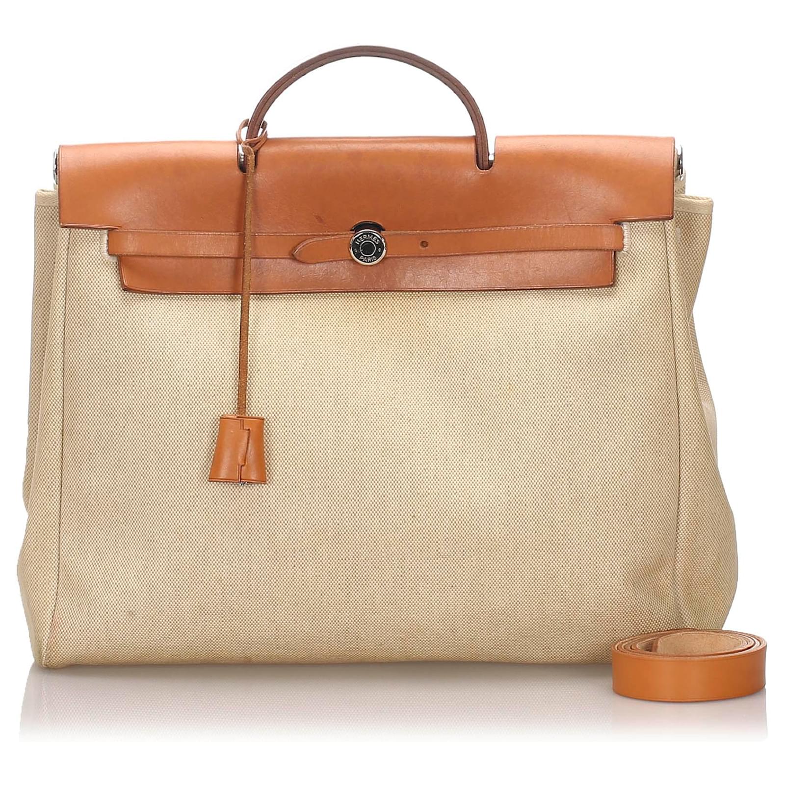 hermes canvas herbag