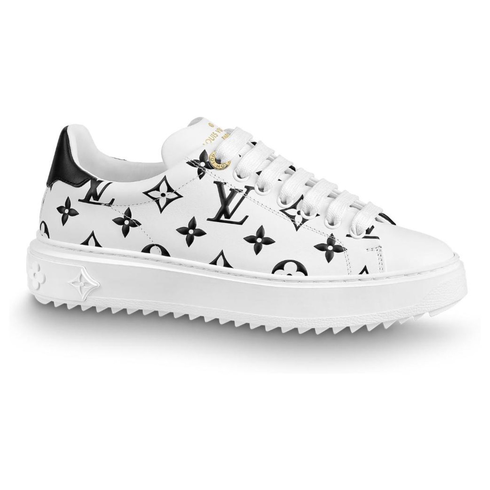 white and black louis vuitton shoes