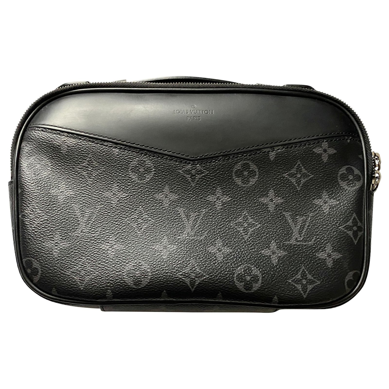 Bum bag / sac ceinture cloth bag Louis Vuitton Black in Cloth