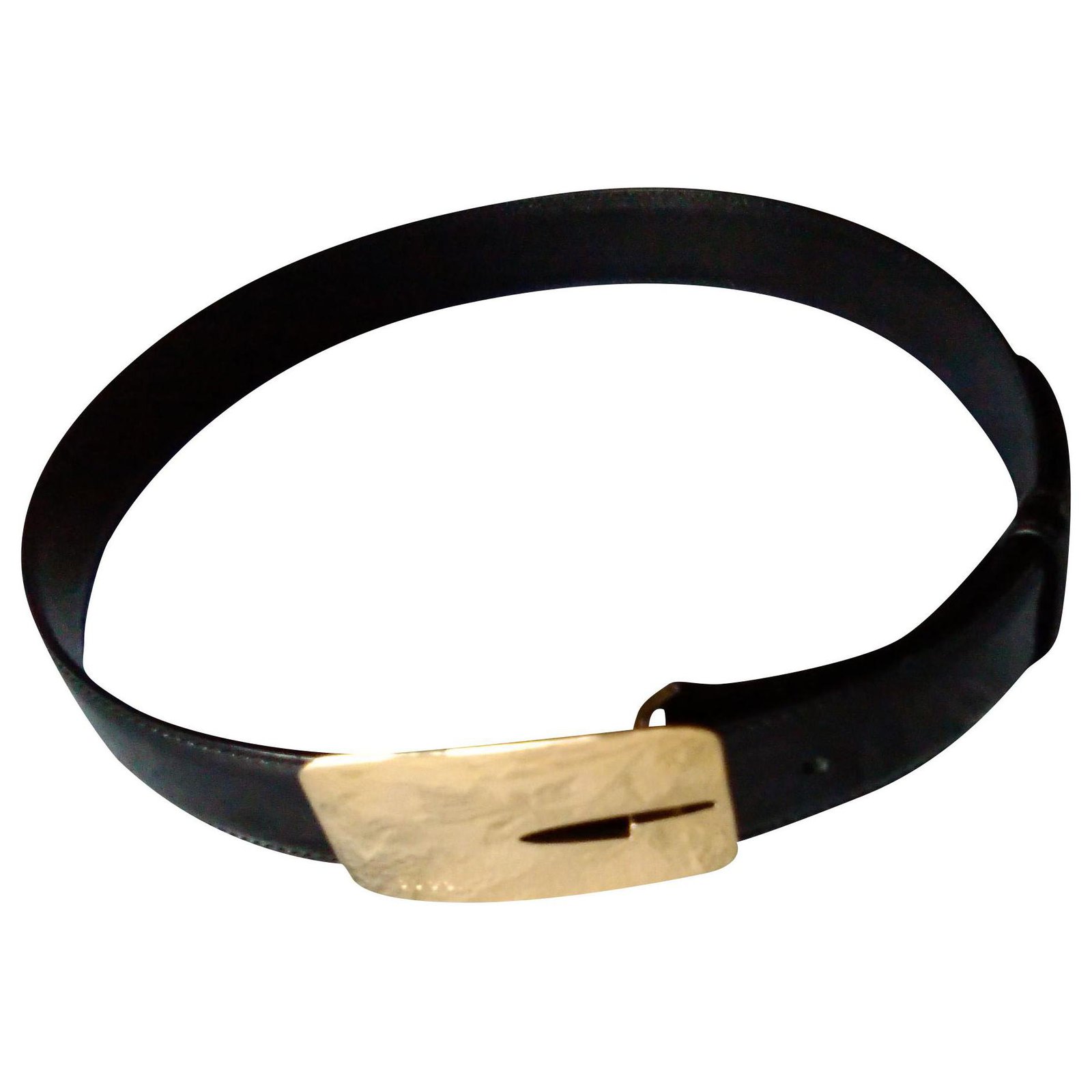 gucci leather belt black