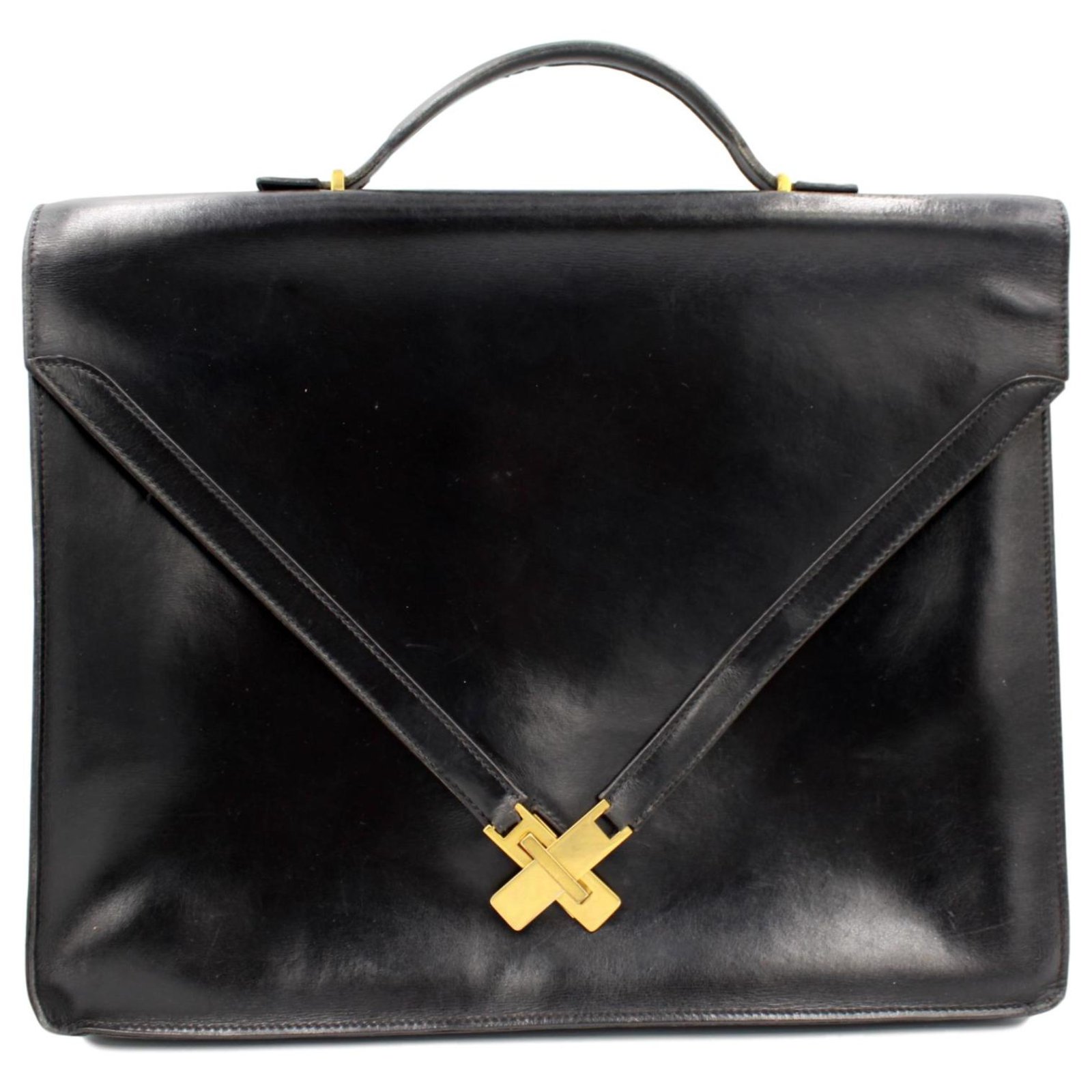 hermes leather briefcase