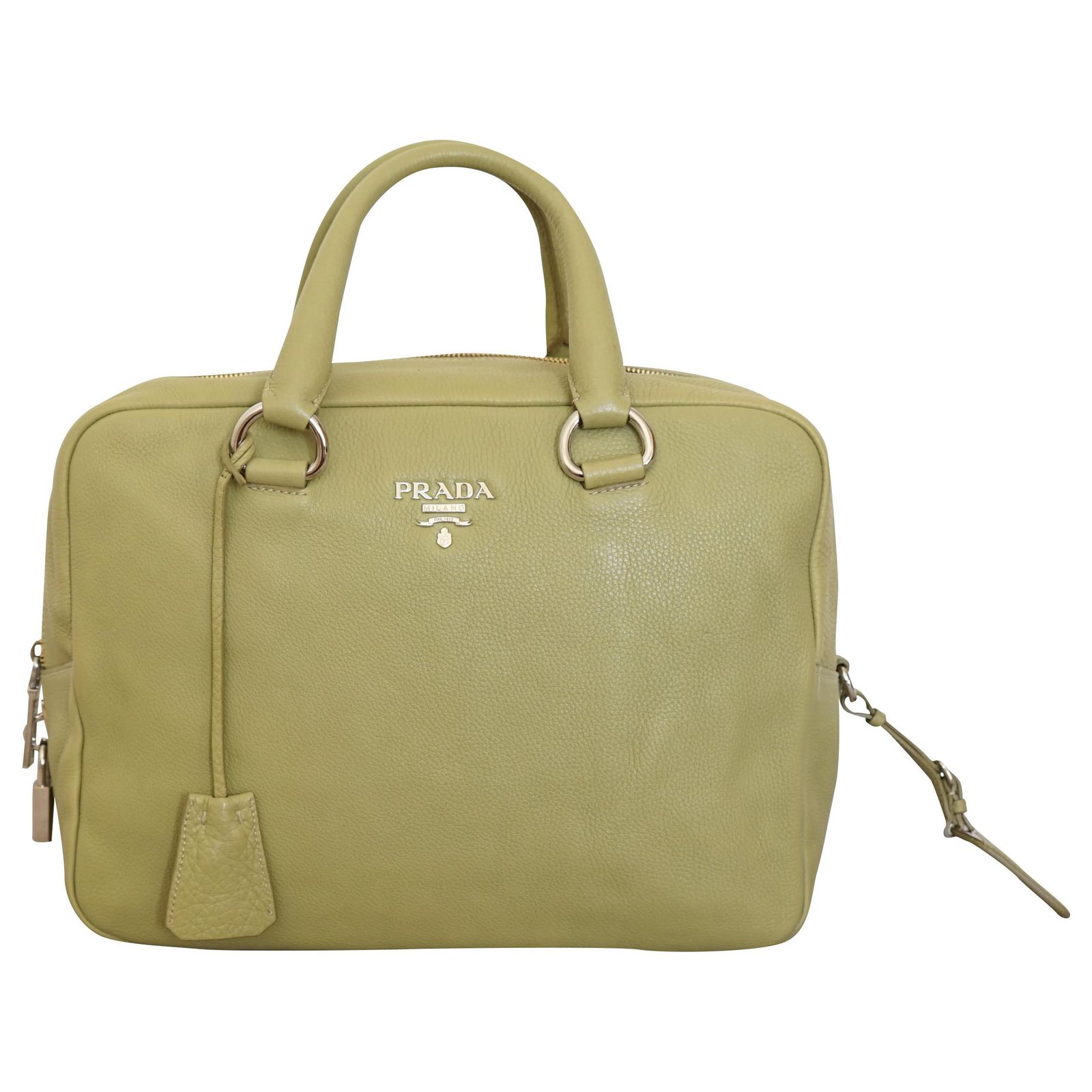 Prada Handbags Light green Leather  - Joli Closet