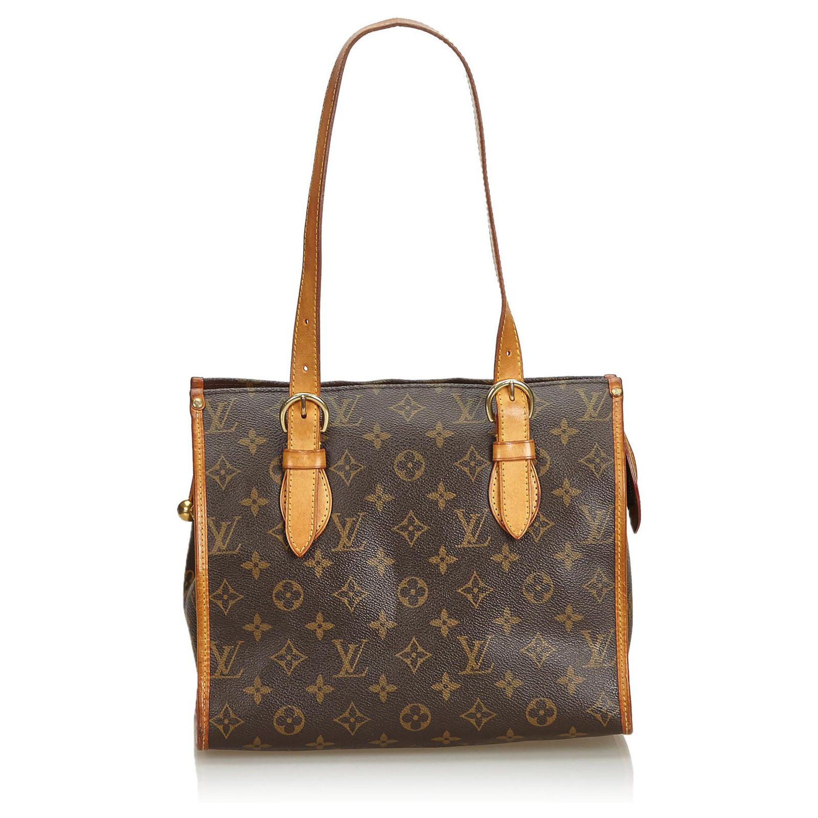 Brown Louis Vuitton Monogram Popincourt Haut Shoulder Bag