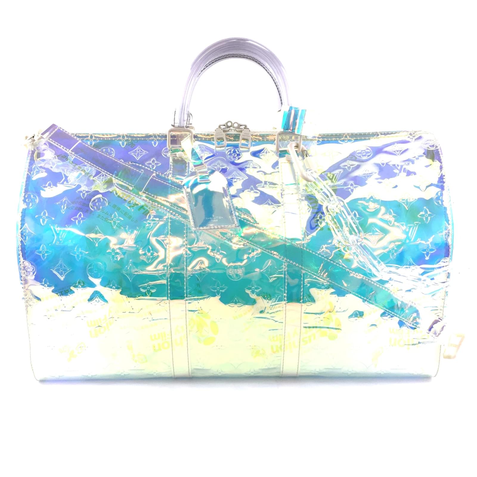 louis vuitton keepall transparent