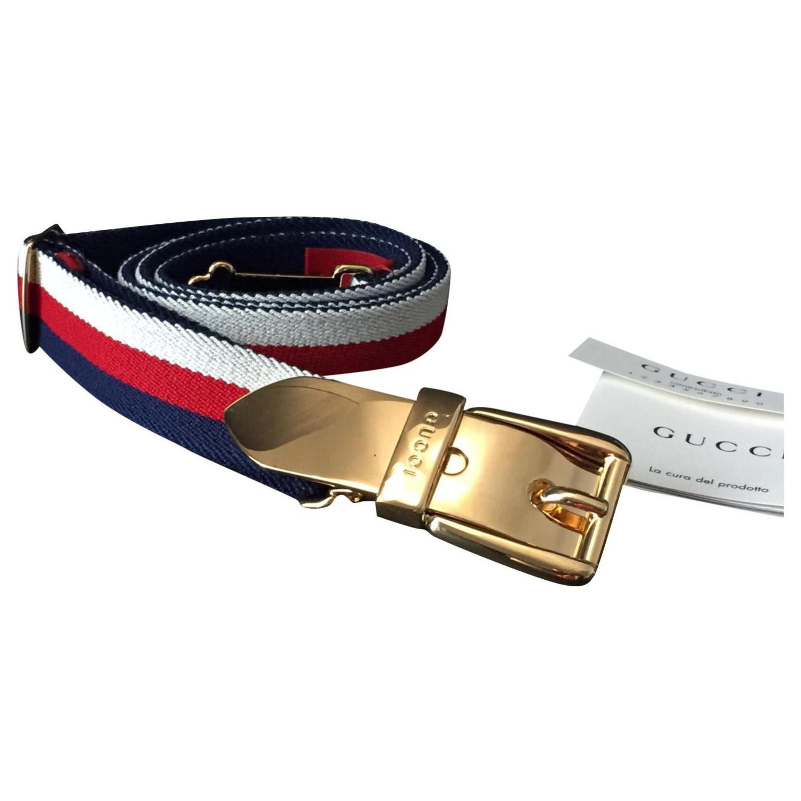 gucci belt white and red