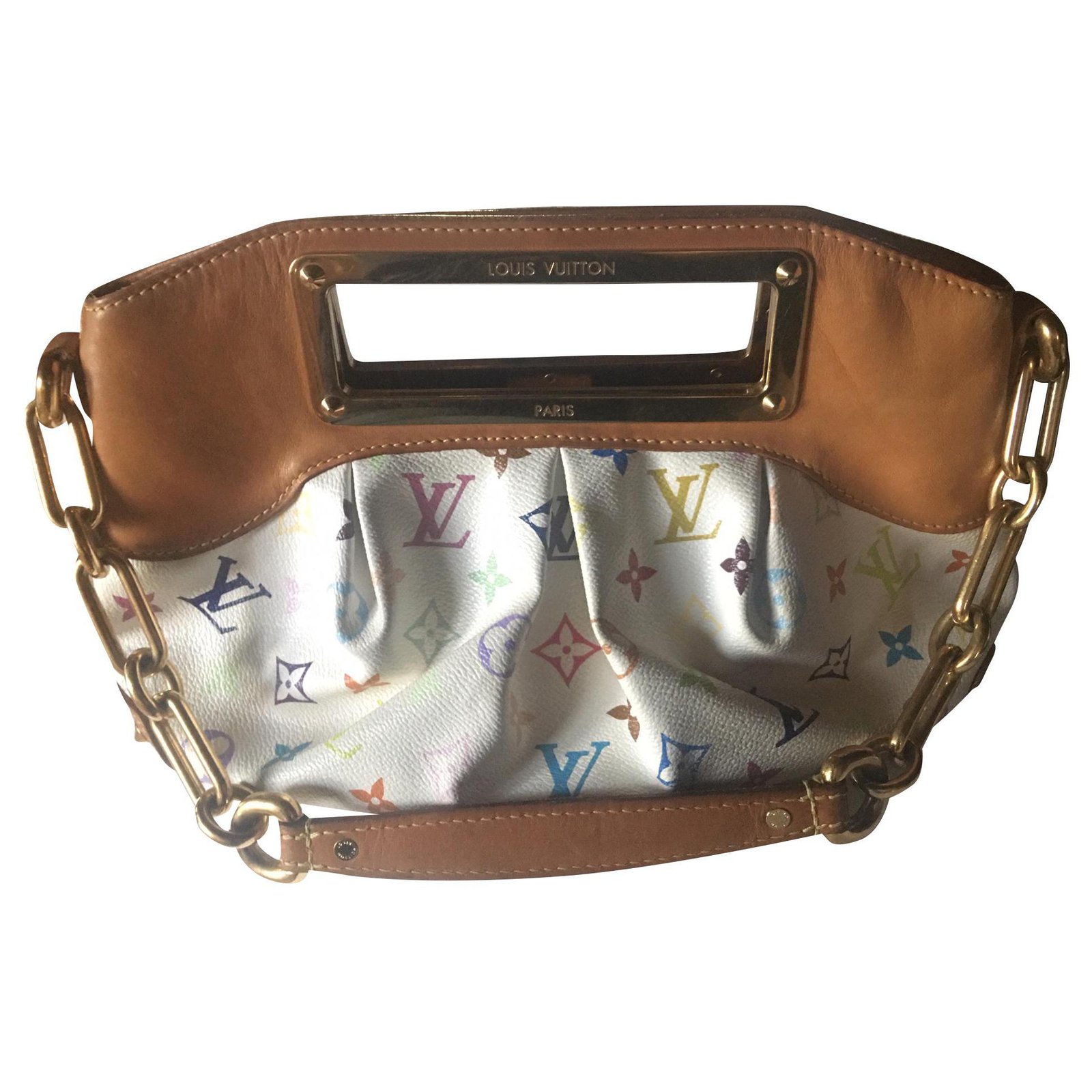 Louis Vuitton Judy Canvas Shoulder Bag