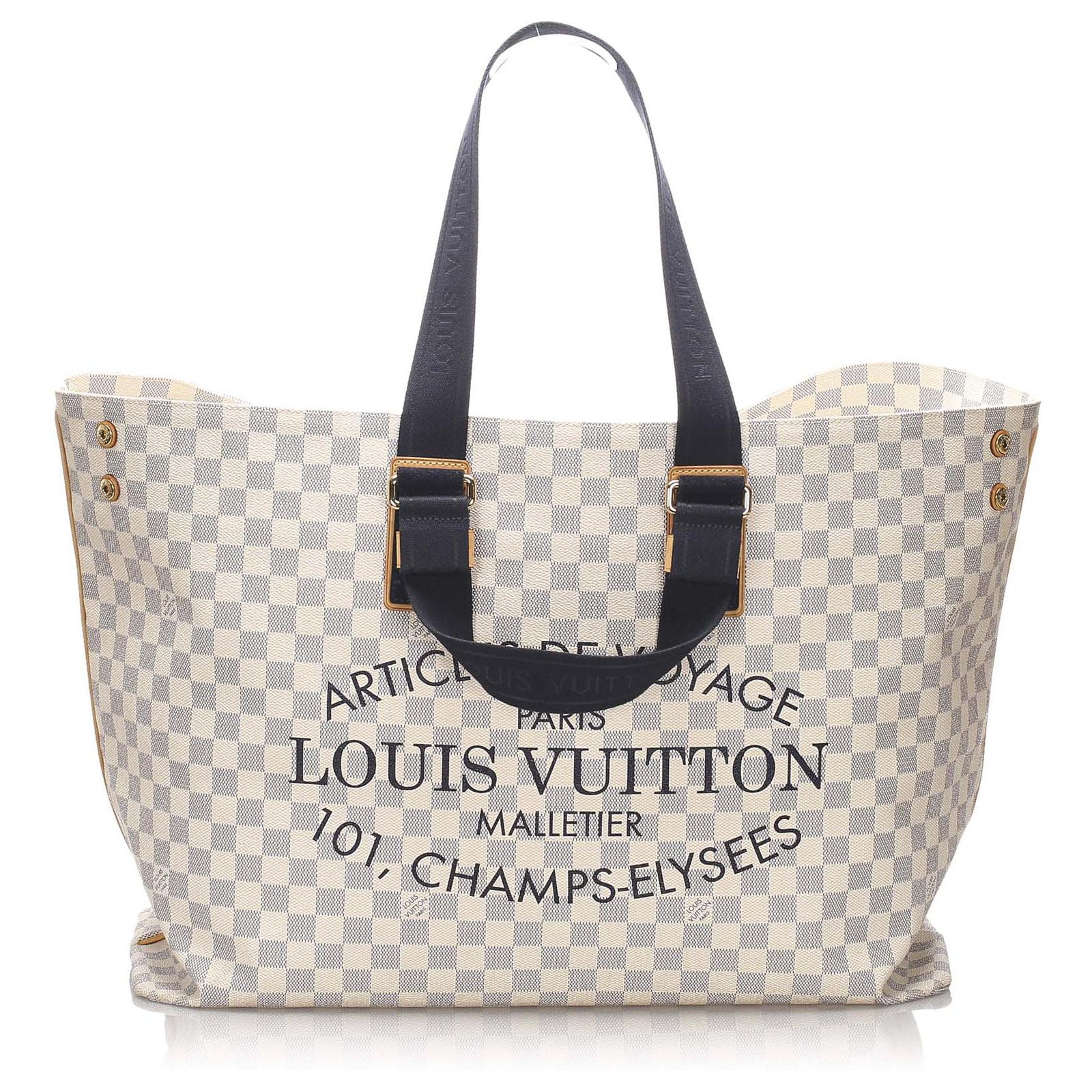 Louis Vuitton Damier Azur beach Cabas GM - Blue Totes, Handbags