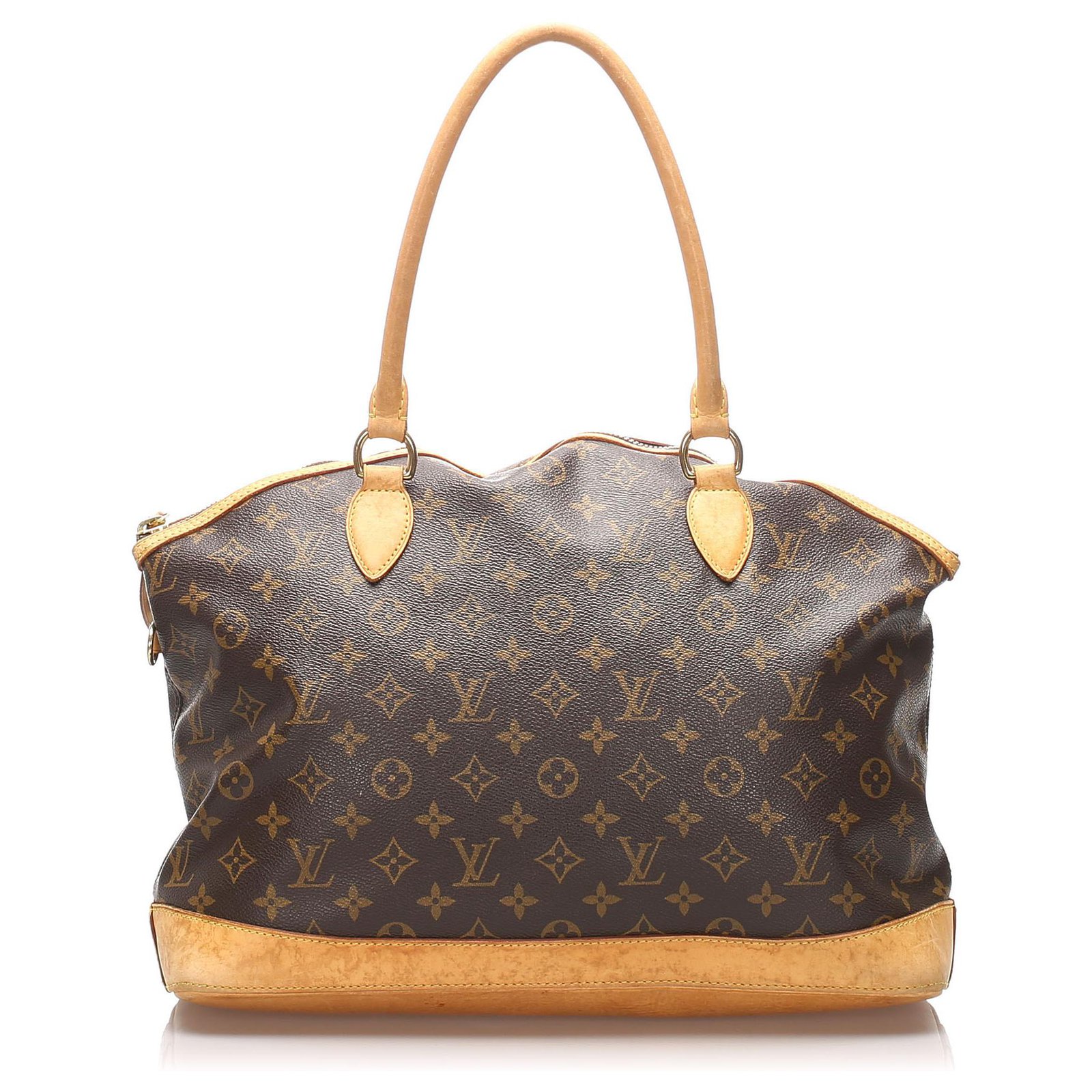 Louis Vuitton Lockit Vertical Bag Leather Vachetta Includes