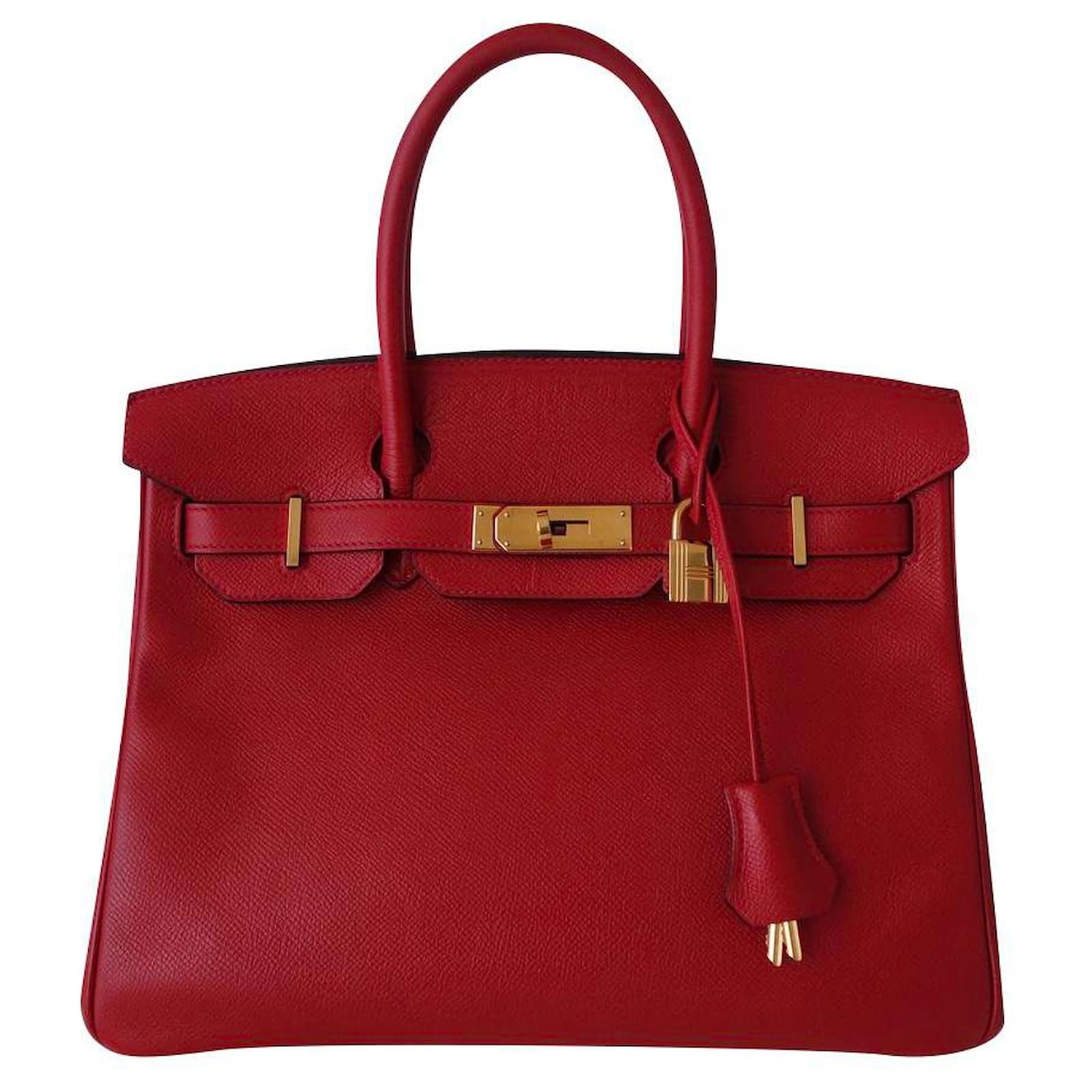 hermes red bag