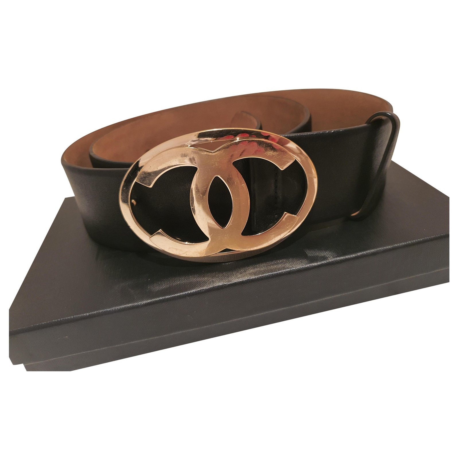 Chanel Belts Black Leather ref.201849 - Joli Closet