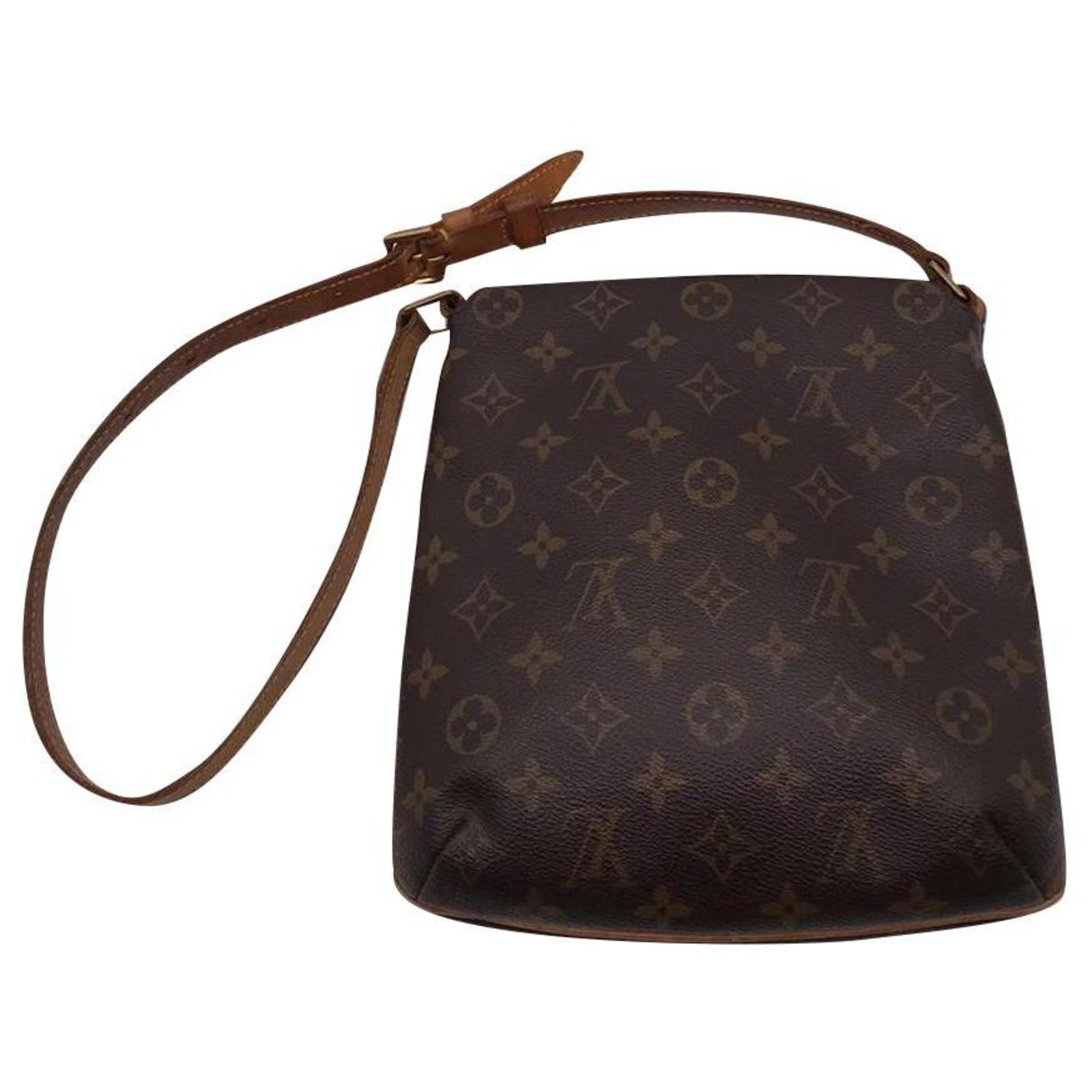 Louis Vuitton Vintage Handbag Model Musette 1998 Brown Cloth ref.202086 -  Joli Closet