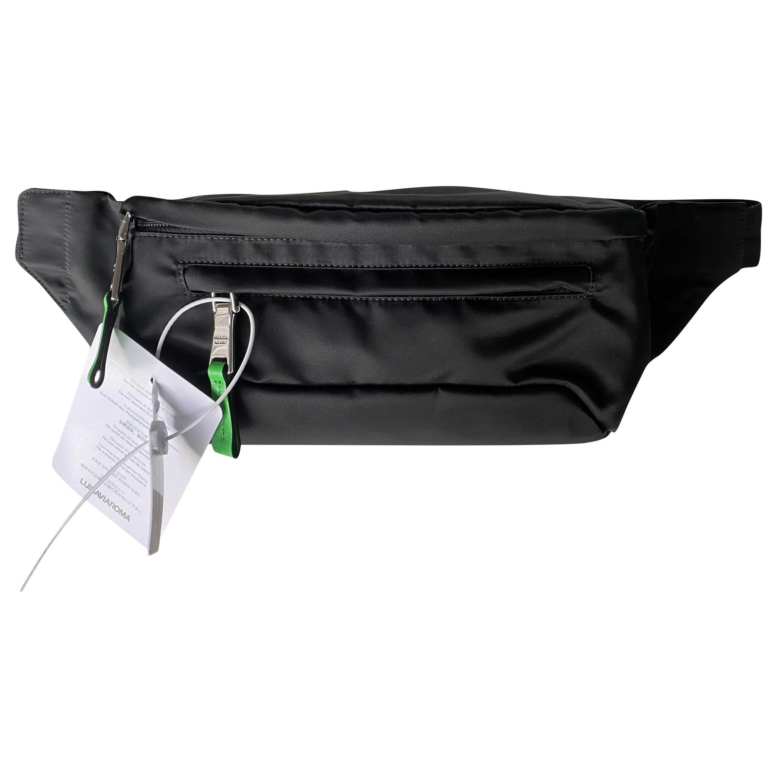 prada small nylon belt bag
