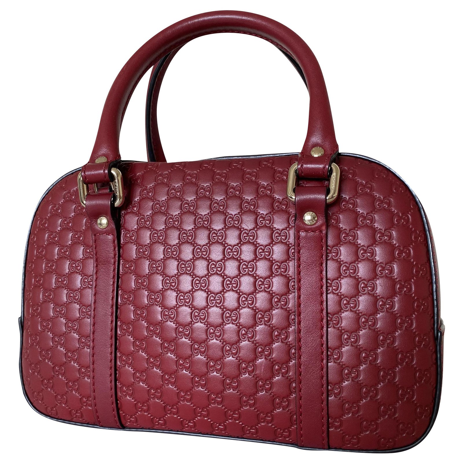 Gucci Guccissima Bowling Bag Handbags 