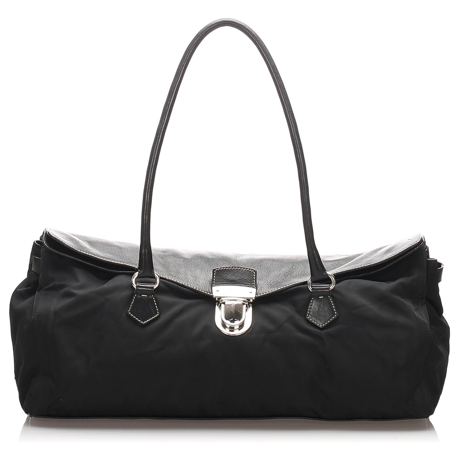 prada black tessuto