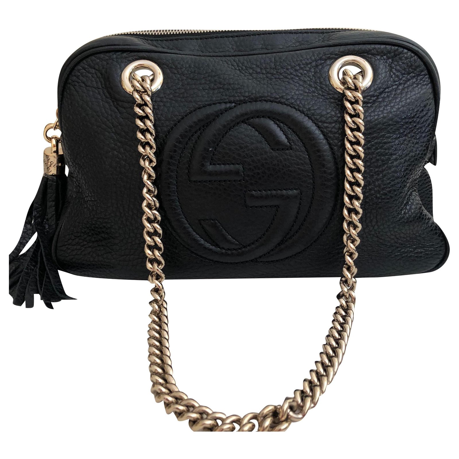 gucci medium soho chain shoulder bag