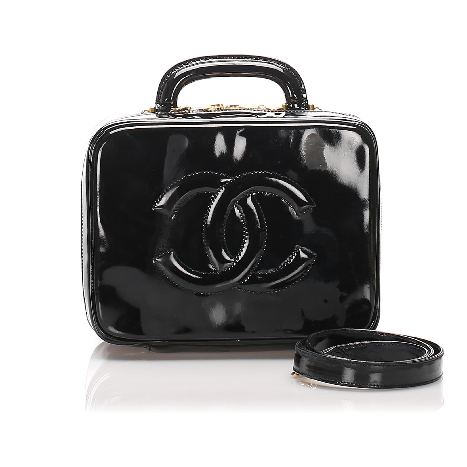 chanel vanity bolsa black