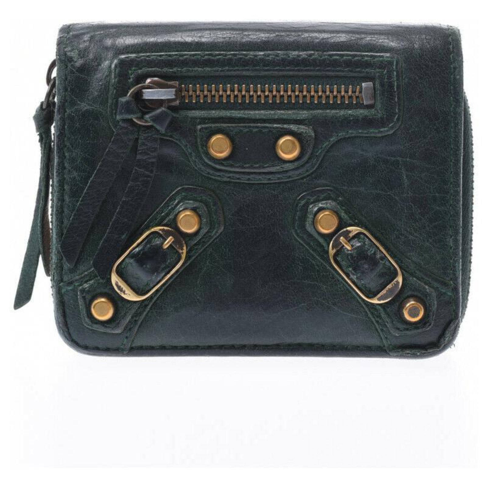balenciaga leather wallet