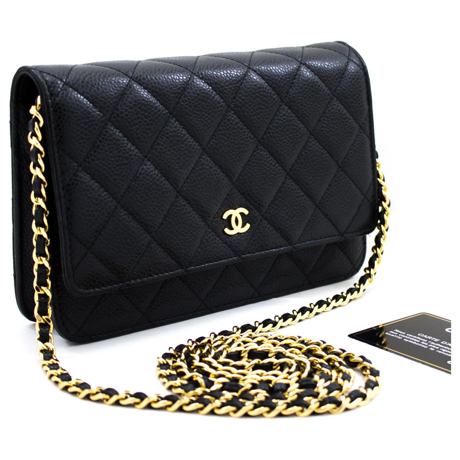 Chanel Vintage Black Quilted Lambskin Leather Crossbody Bag  Labellov   Buy and Sell Authentic Luxury