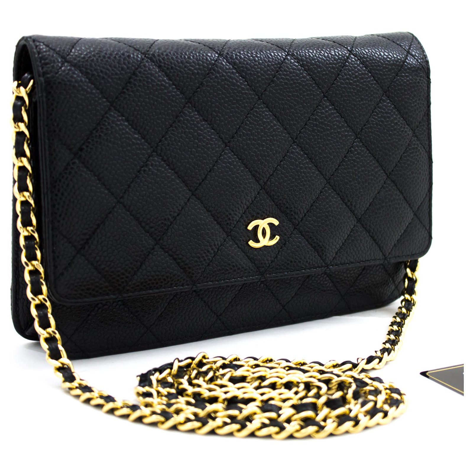Classic Leather Luxuries Designer Women Bags Channel Shoulder Bags Chain  Flap Clutch Crossbody Bag Metal Latch Handbag Gold Caviar Black - China Bag  and Women Handbag price