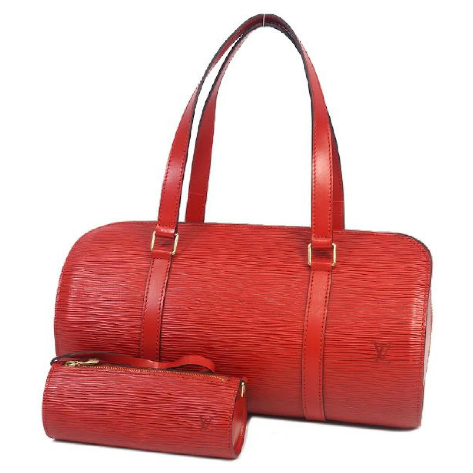Louis Vuitton Bolso de mujer Suflo M52227 rojo Roja Cuero ref.204705 - Joli  Closet