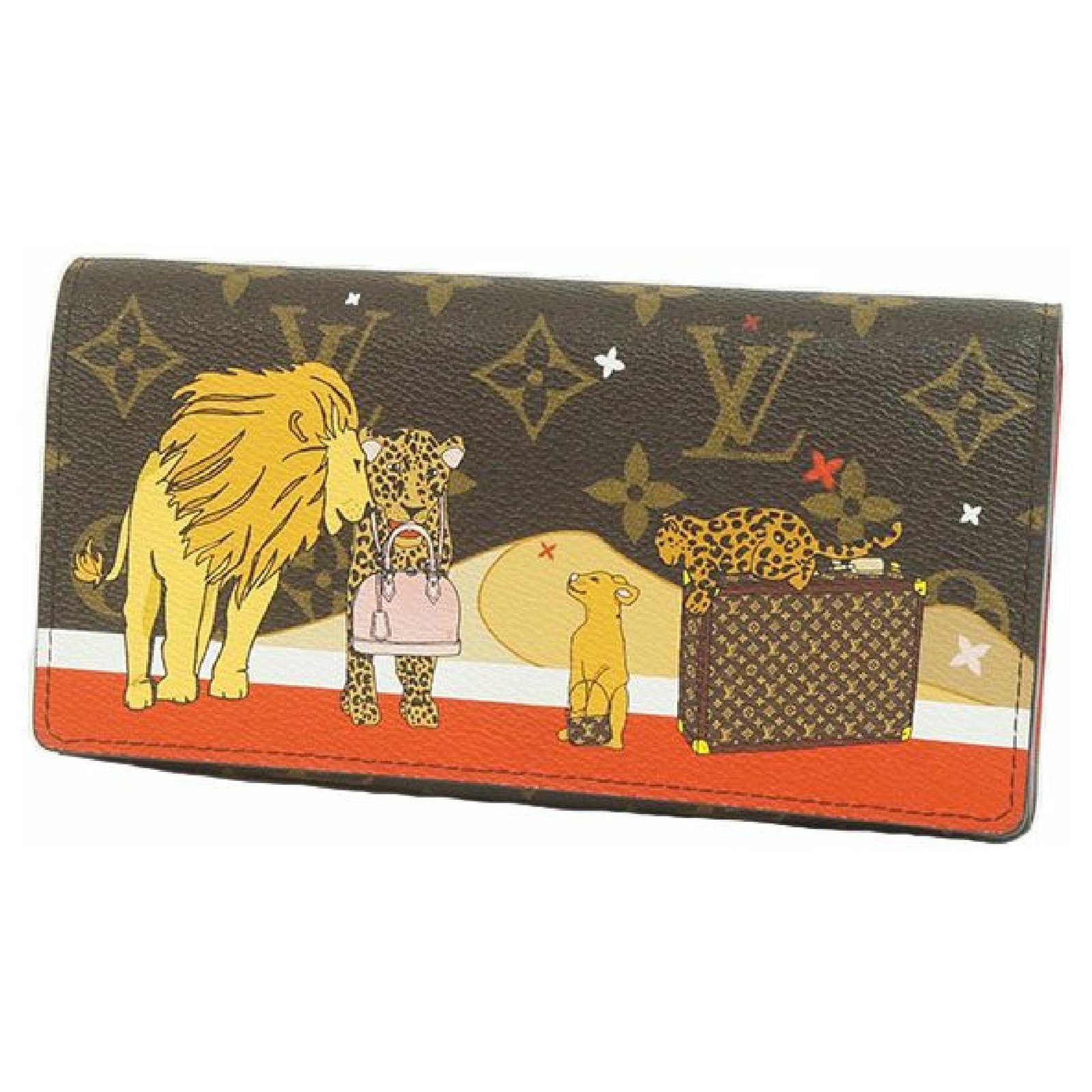 Louis Vuitton holiday collection portofeuilles Sarah animal Womens