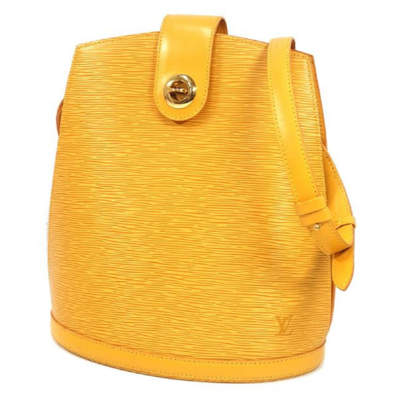 Louis Vuitton Cluny Womens shoulder bag M52259 Yellow Leather ref.204823 -  Joli Closet