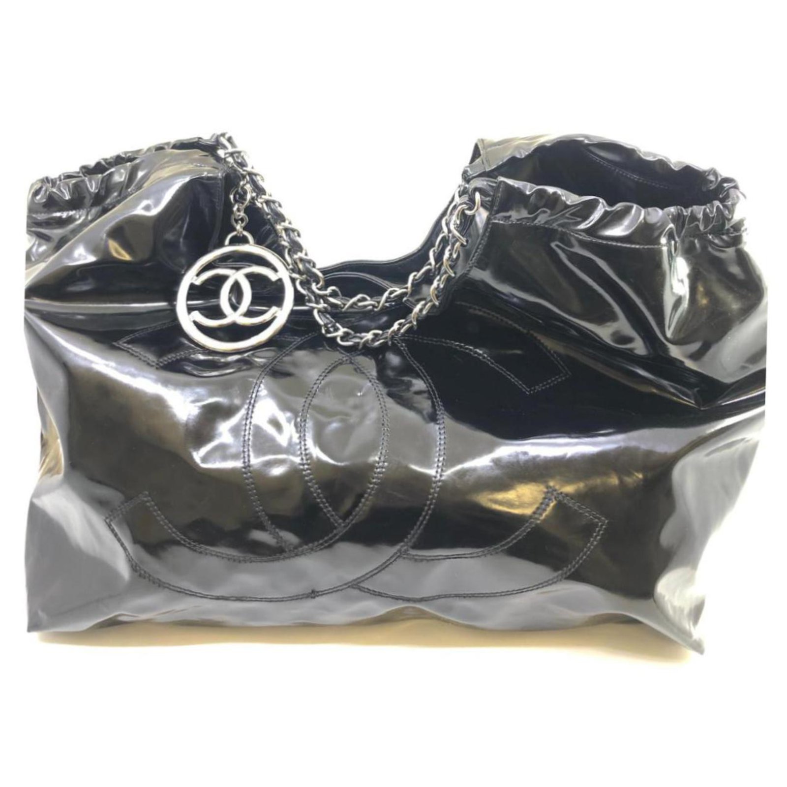 Chanel tote Black Leather ref.205791 - Joli Closet