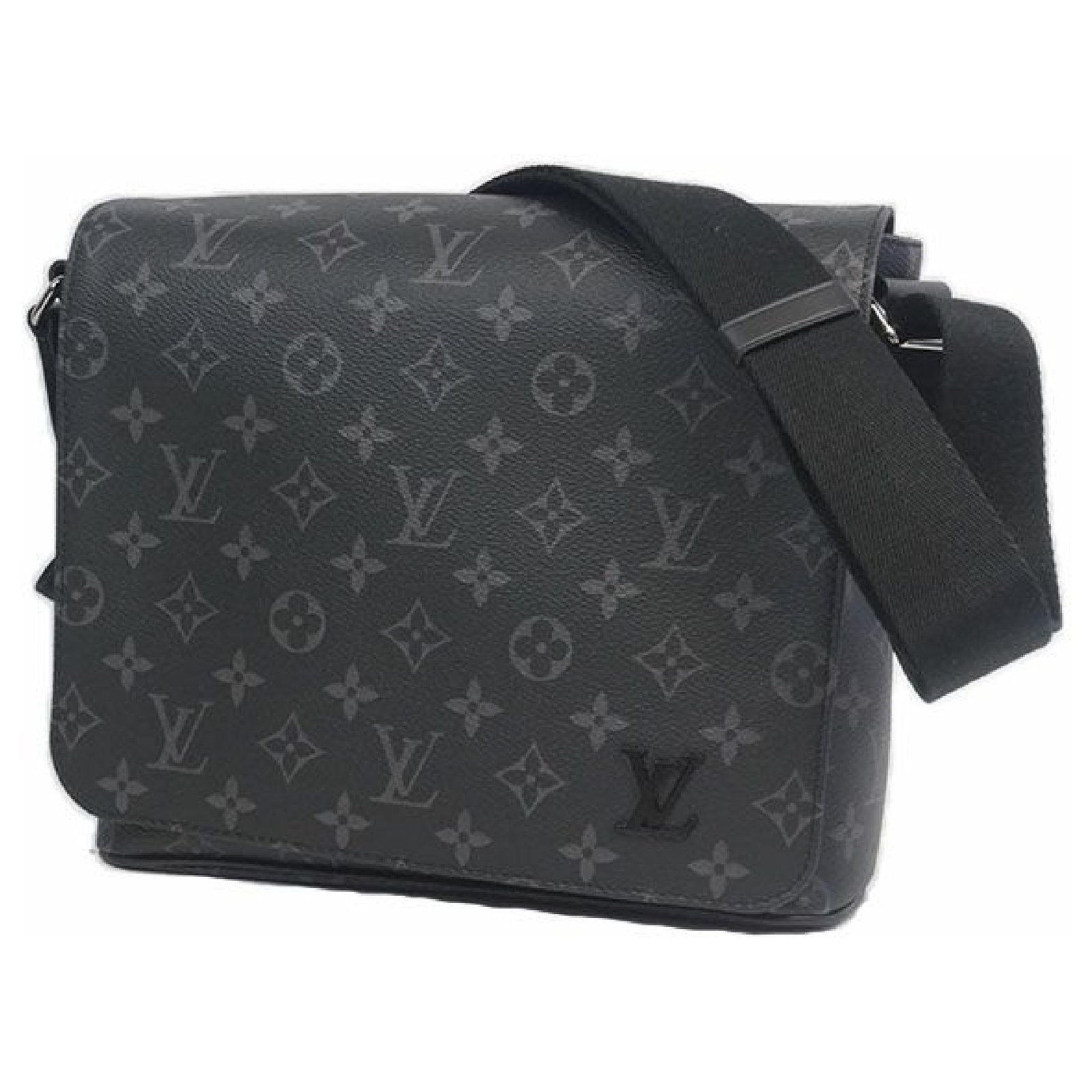 Louis Vuitton District PM Messenger Bag in Black, Men's