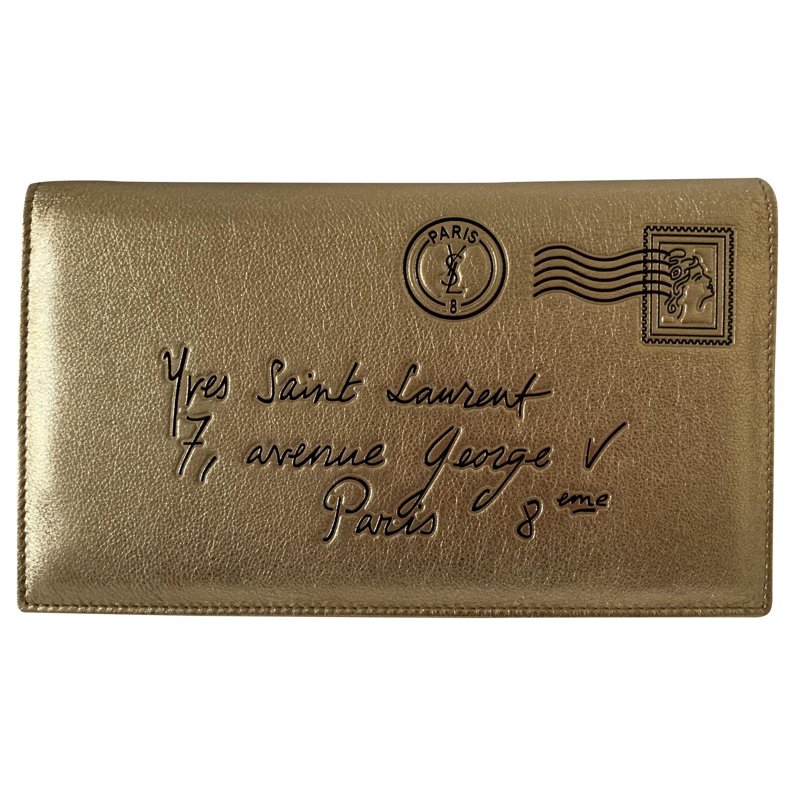 saint laurent travel wallet