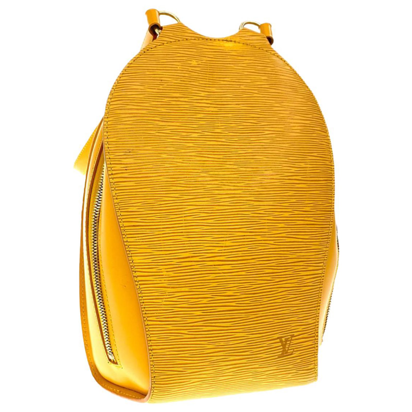 Louis Vuitton Backpack Yellow Patent leather ref.206575 - Joli Closet
