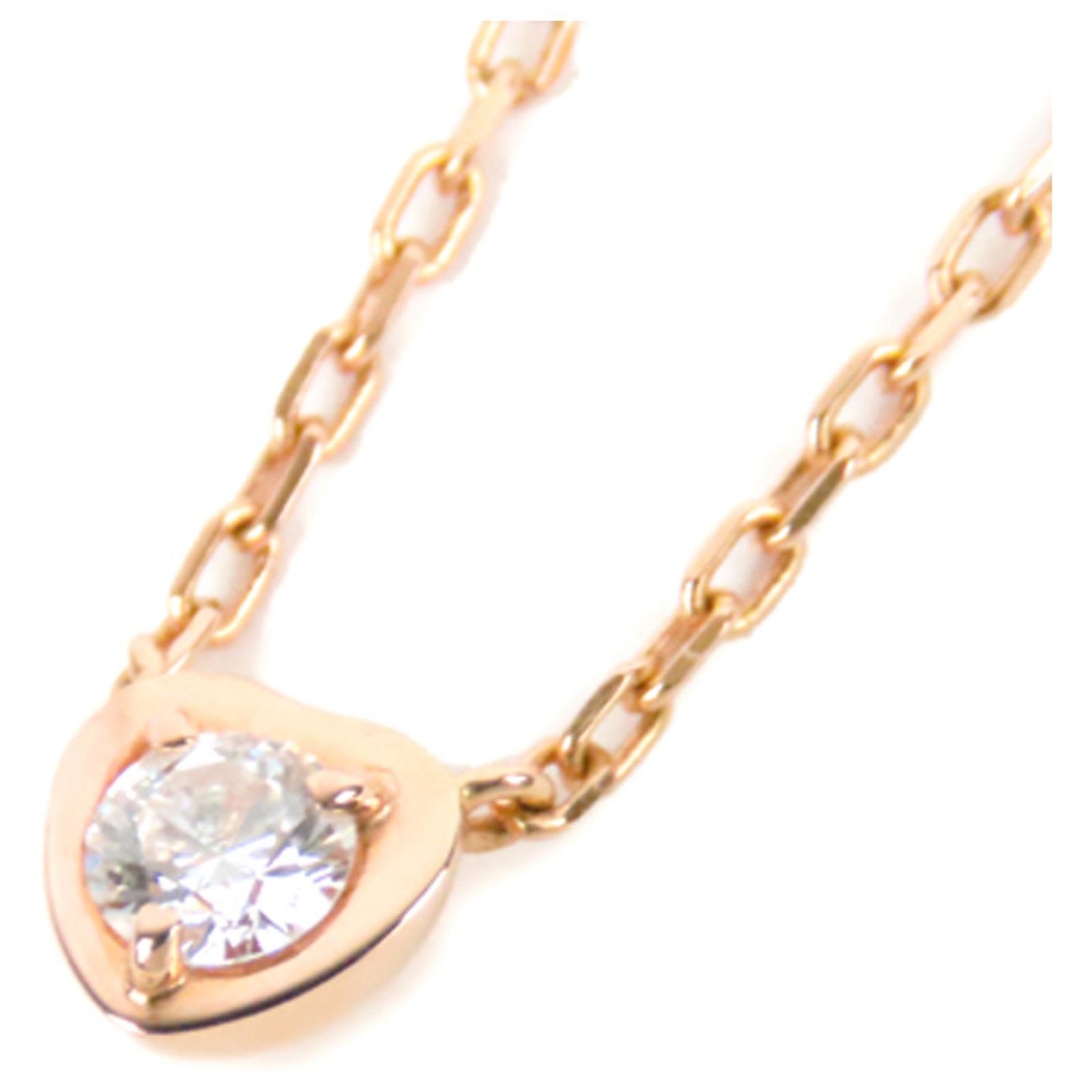 Cartier-Diamants-Légers-Necklace-SM-1P-Diamond-0.09ct-Rose-Gold –  Stclaircomo luxury Store