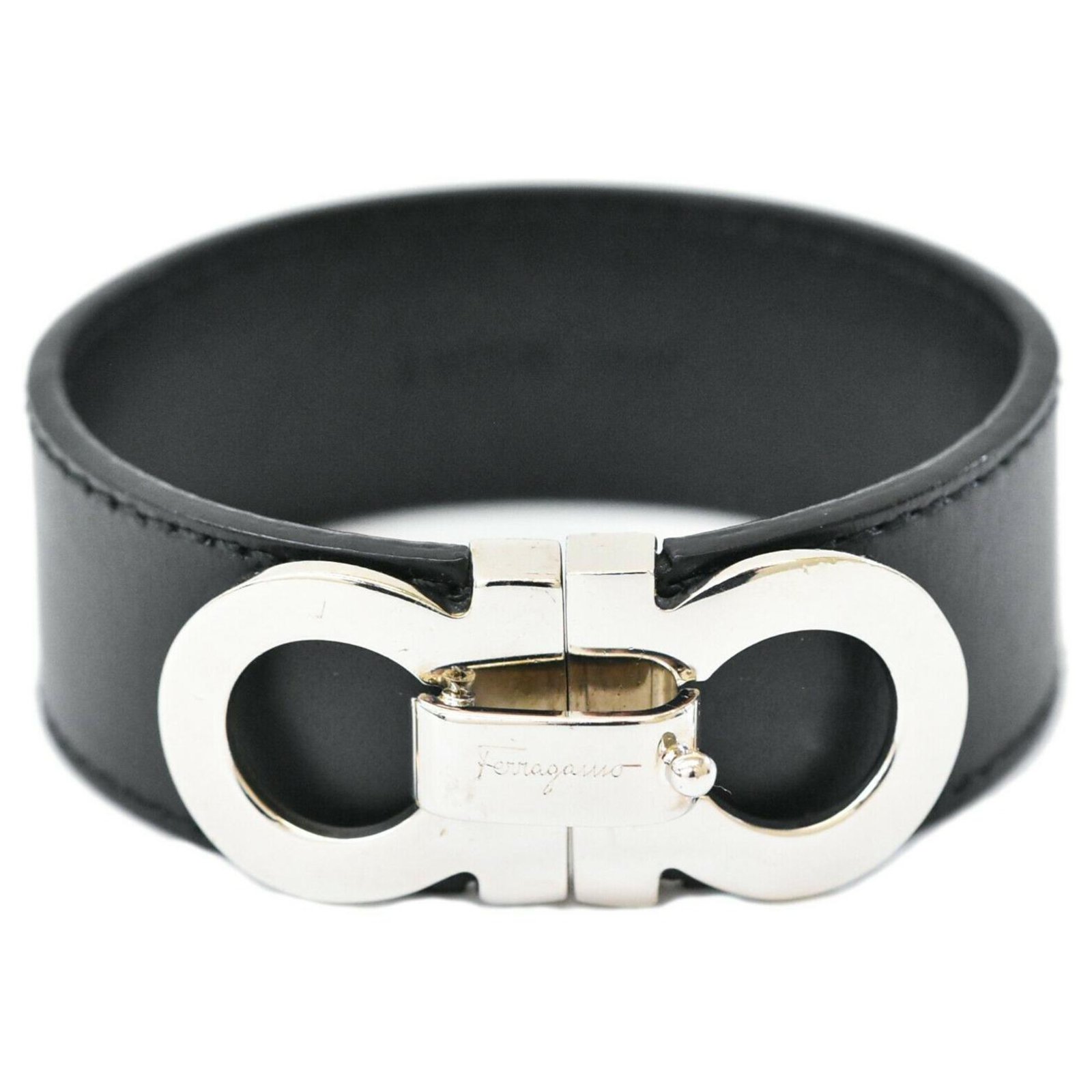 Authentic Salvatore Ferragamo Men's Bracelet with Magnetic Enclosure