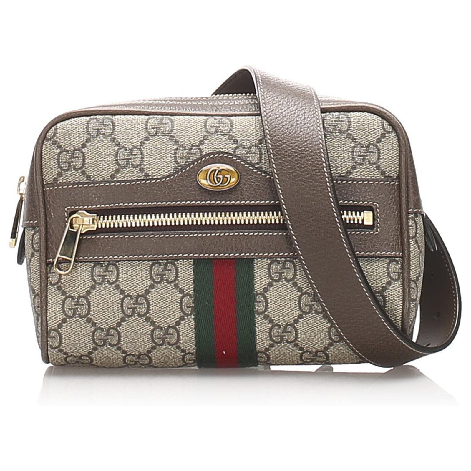 Ophidia Small GG Canvas Belt Bag in Beige - Gucci