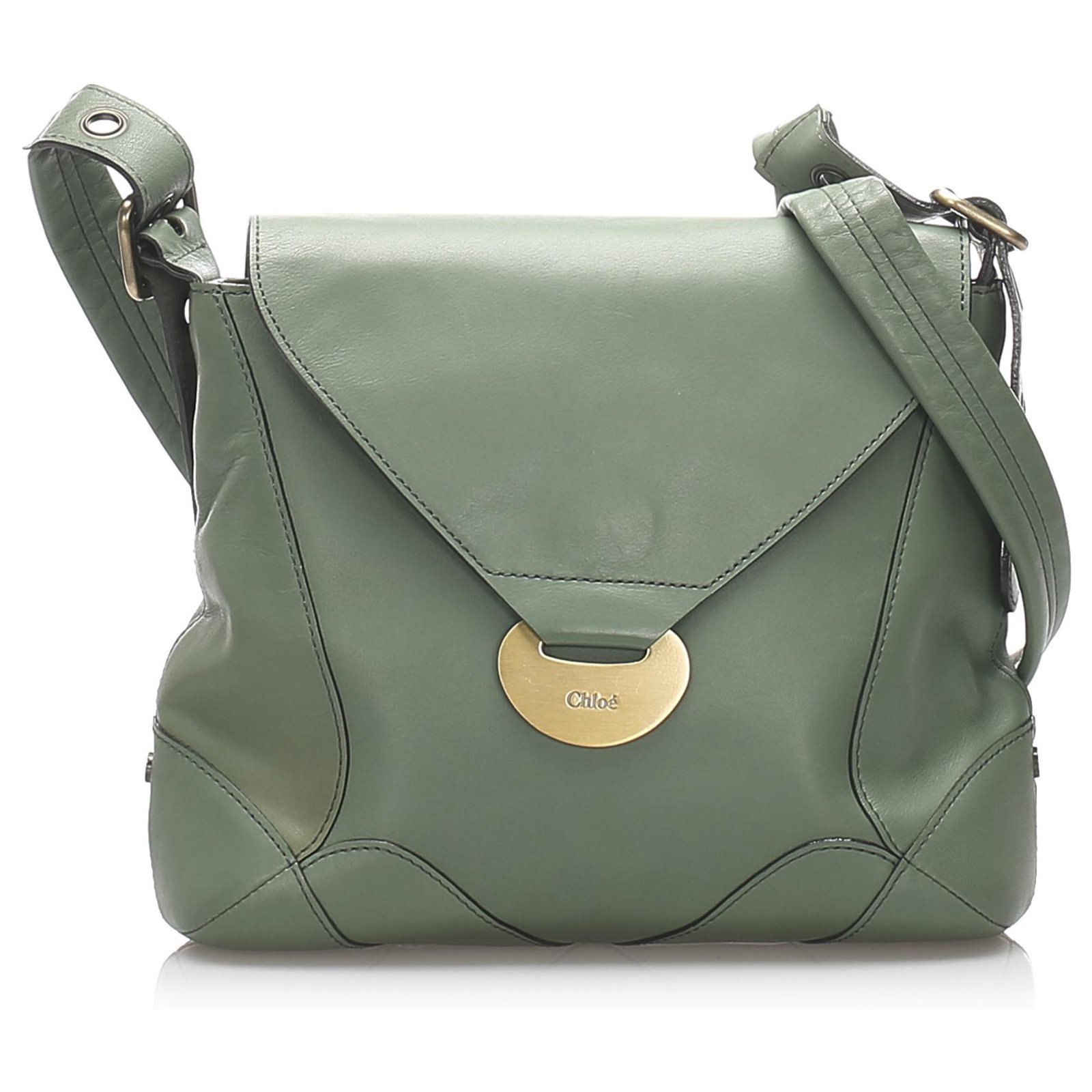 chloe green handbag