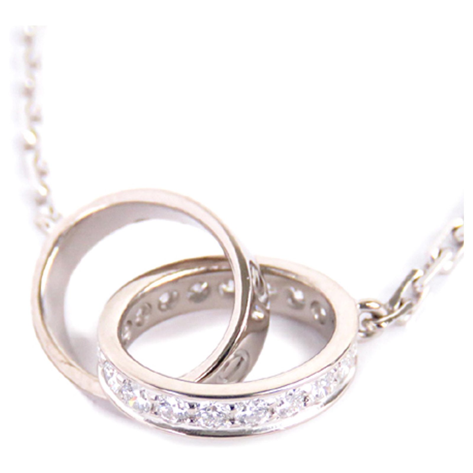 cartier interlocking circle necklace