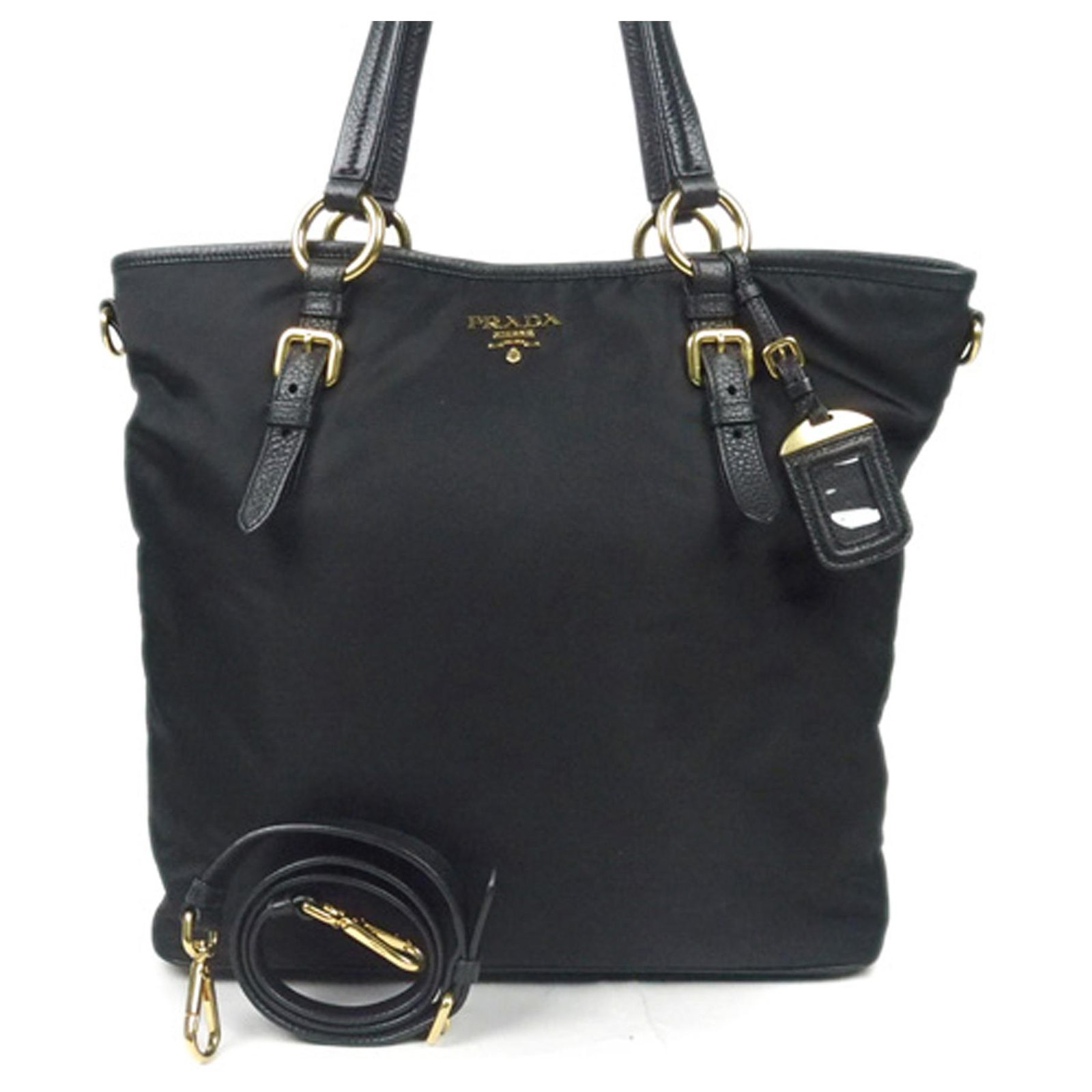 prada black satchel