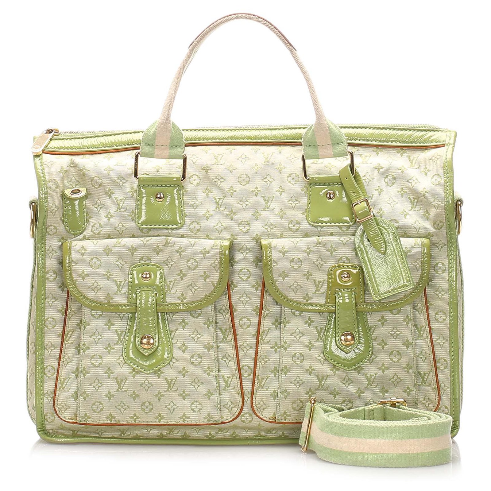 Louis Vuitton Olive Khaki Monogram Mini Lin Alma Haute Bag Tall 3lvl1223w, Women's, Size: One size, Green