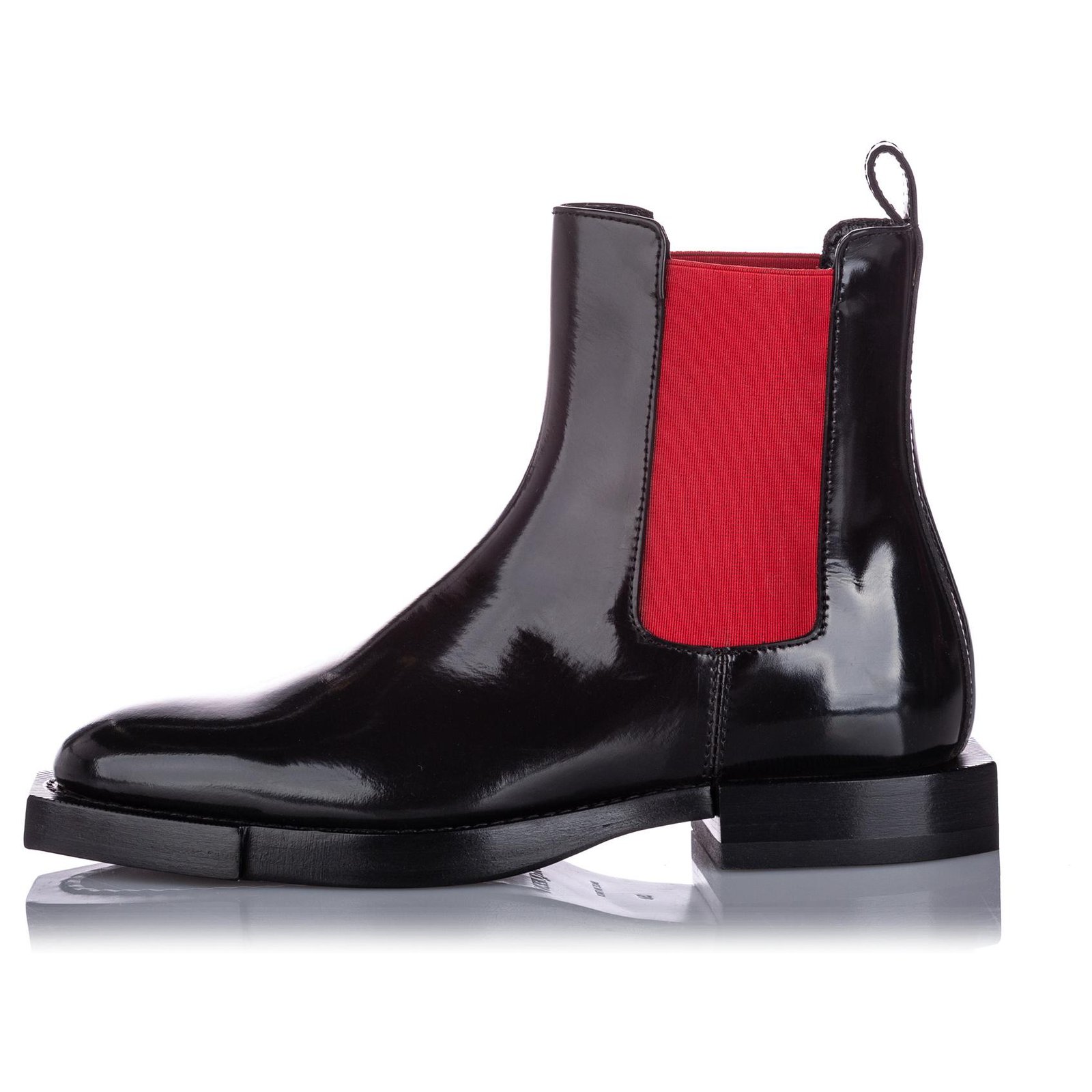 alexander mcqueen red boots