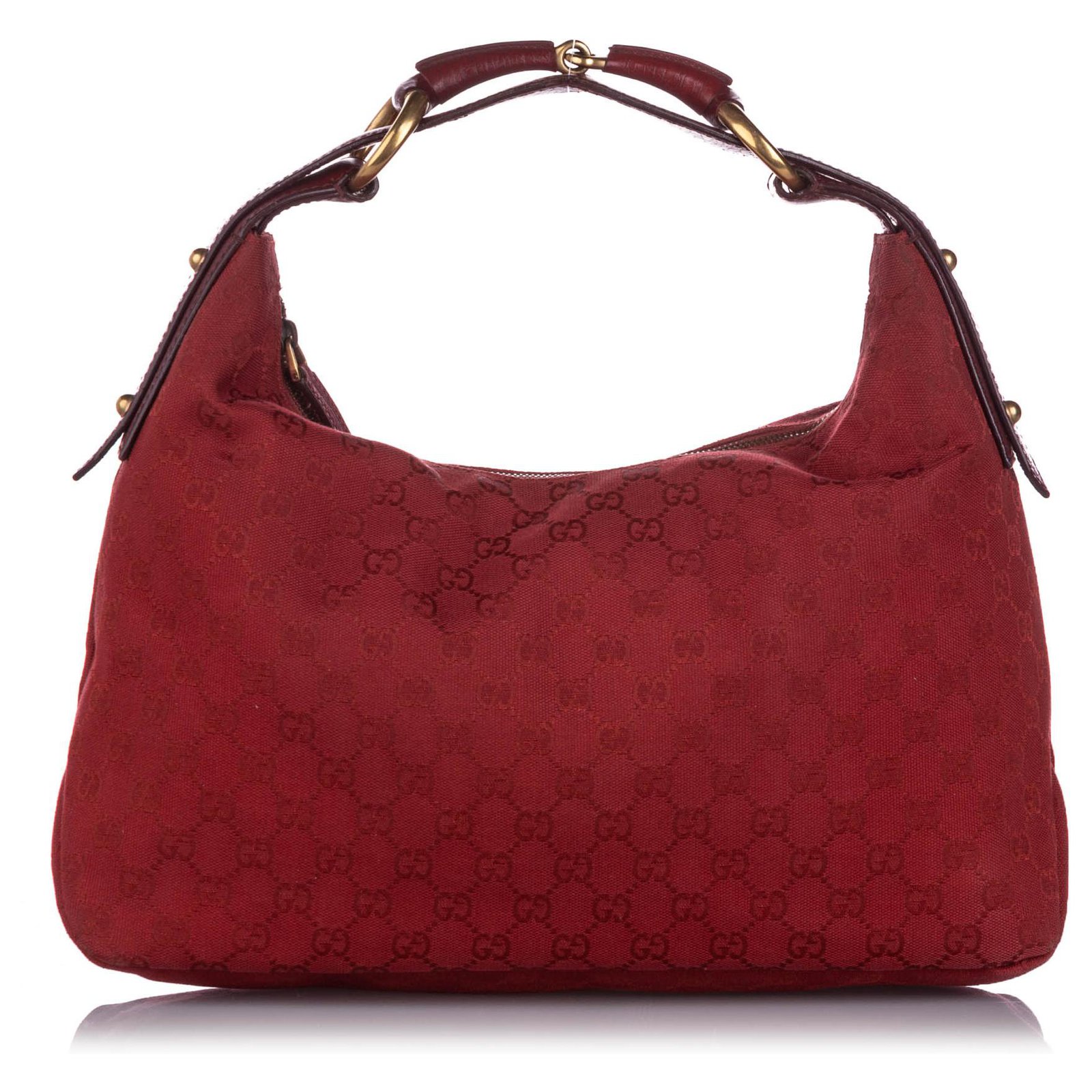 Gucci red 2025 hobo bag