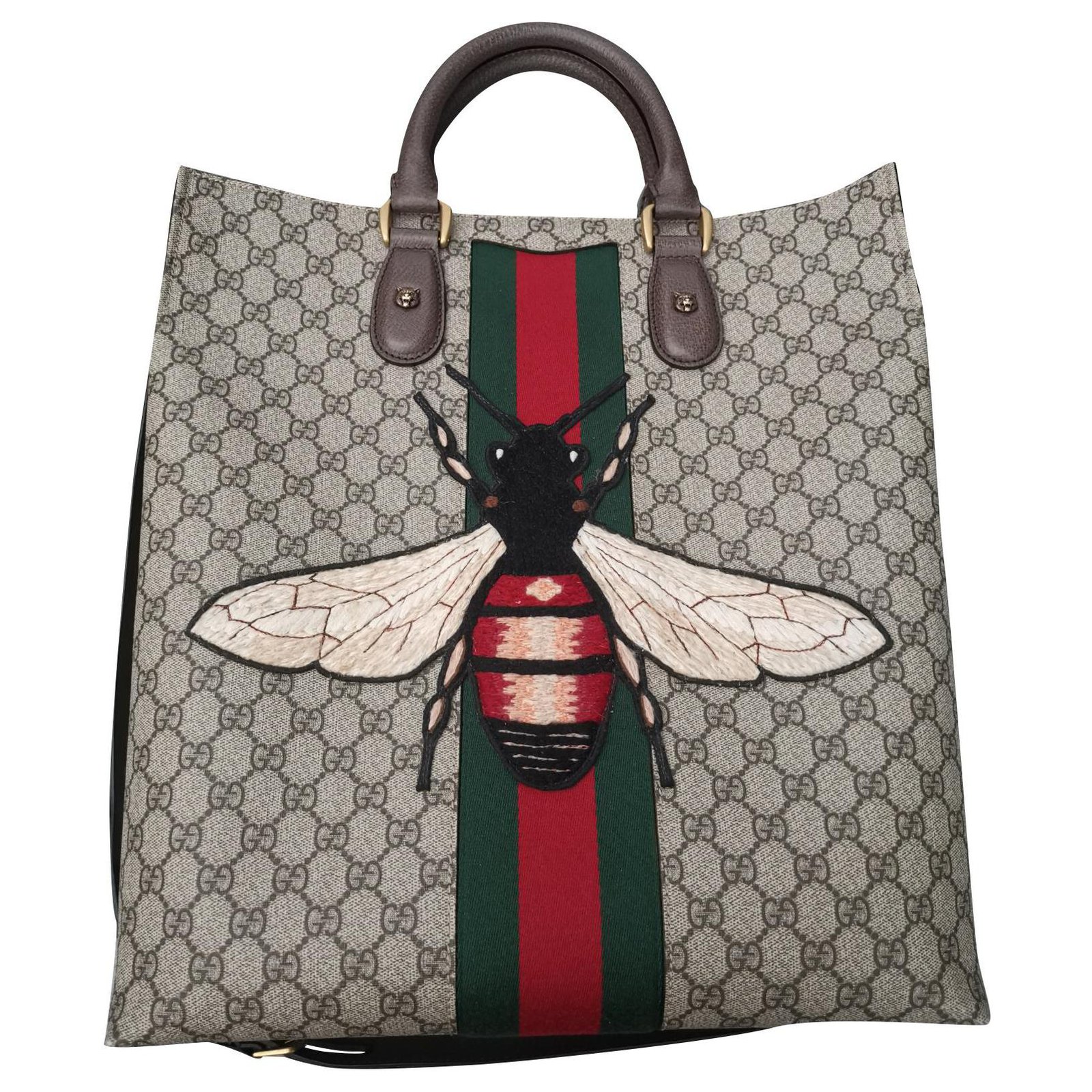 Gucci Monogram Animalier Bee tote bag ref.208157 - Joli Closet