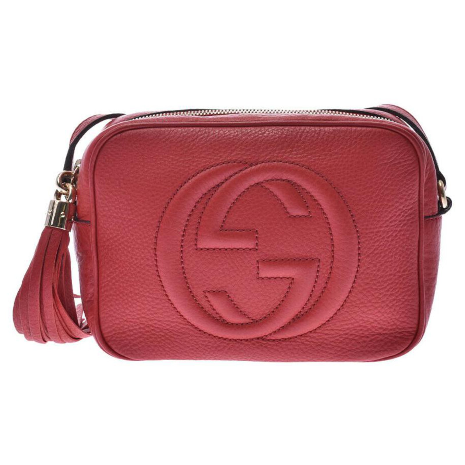 gucci red soho crossbody bag