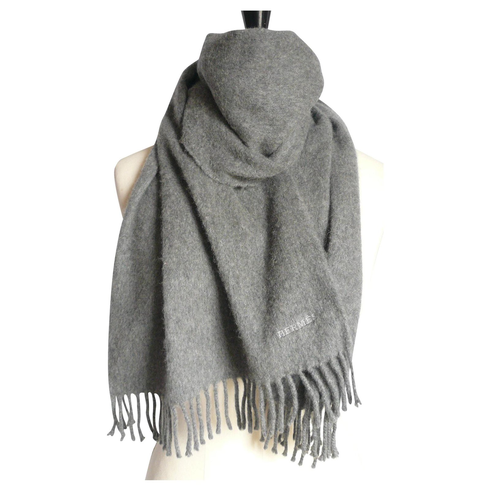 hermes wool scarf