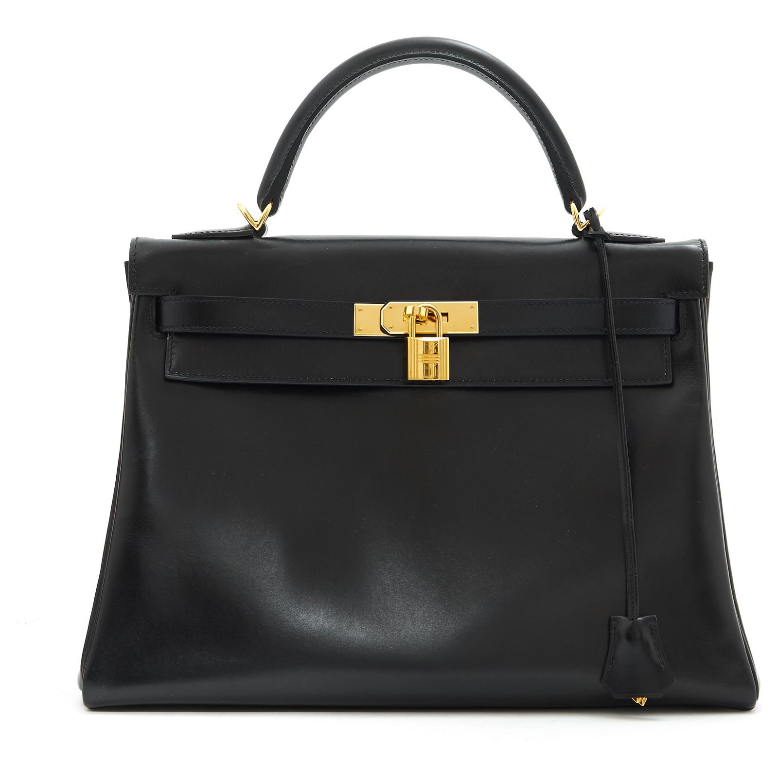 Hermès kelly II BLACK 32 Cuir Noir ref.208740 Joli Closet