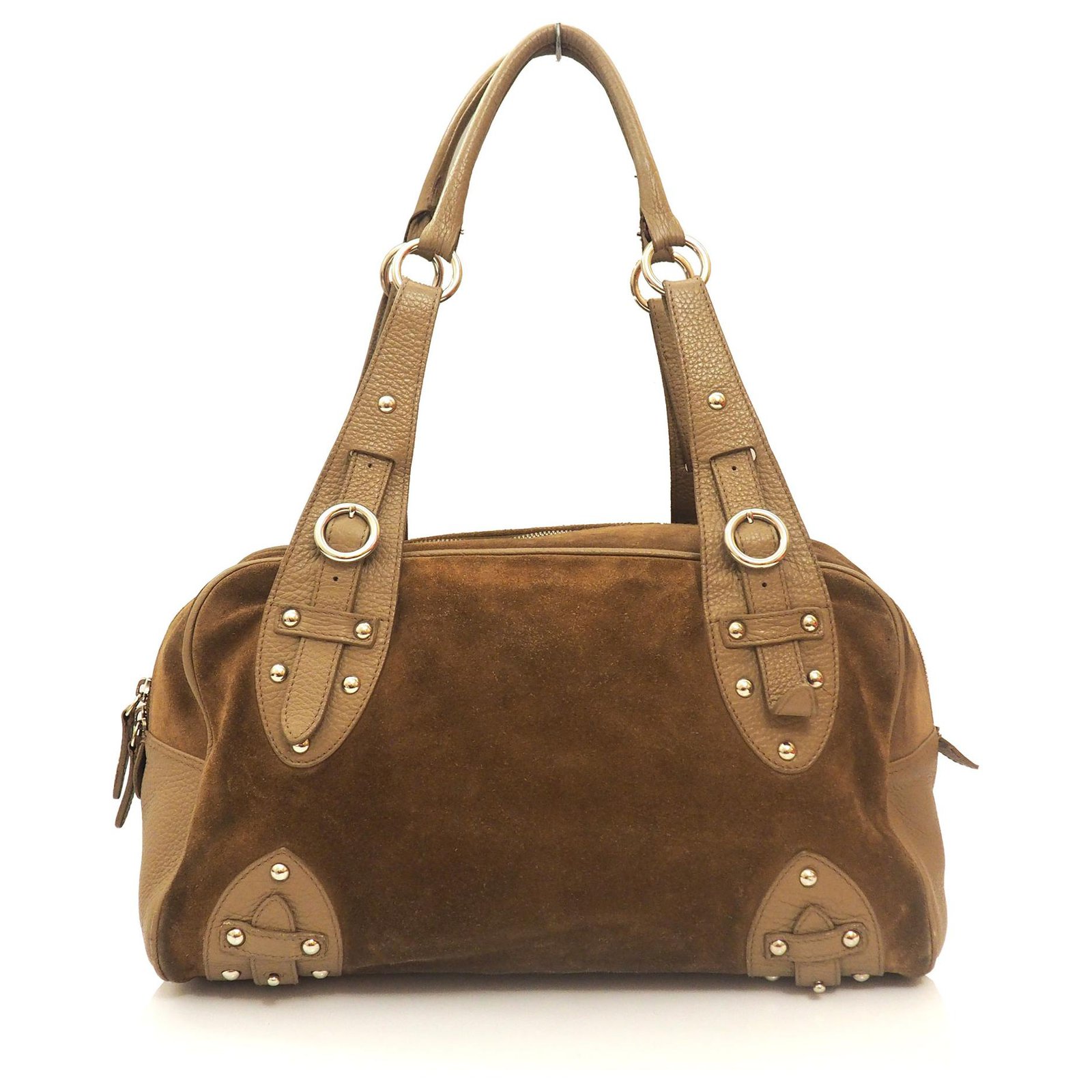 furla beige leather bag