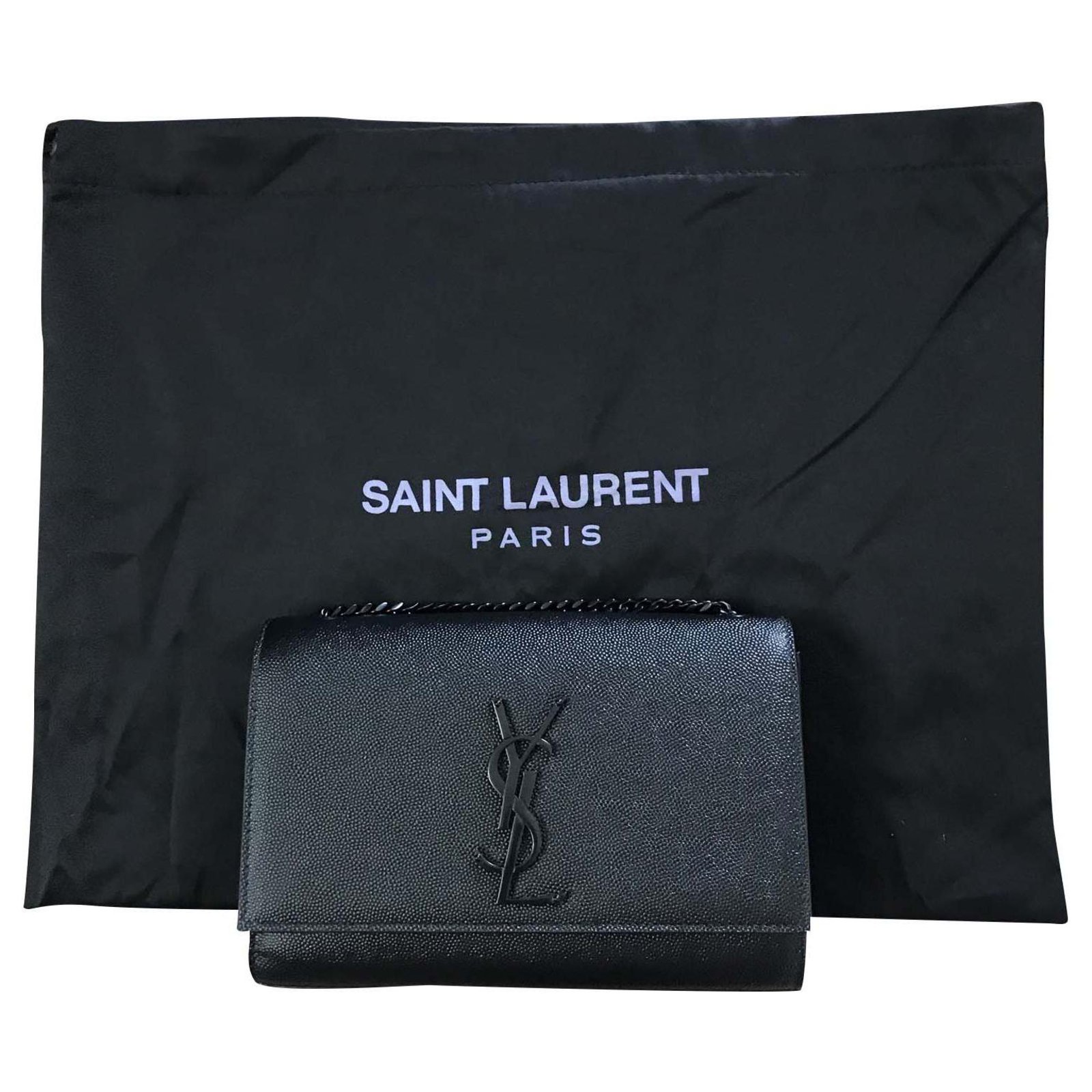 ysl black kate bag