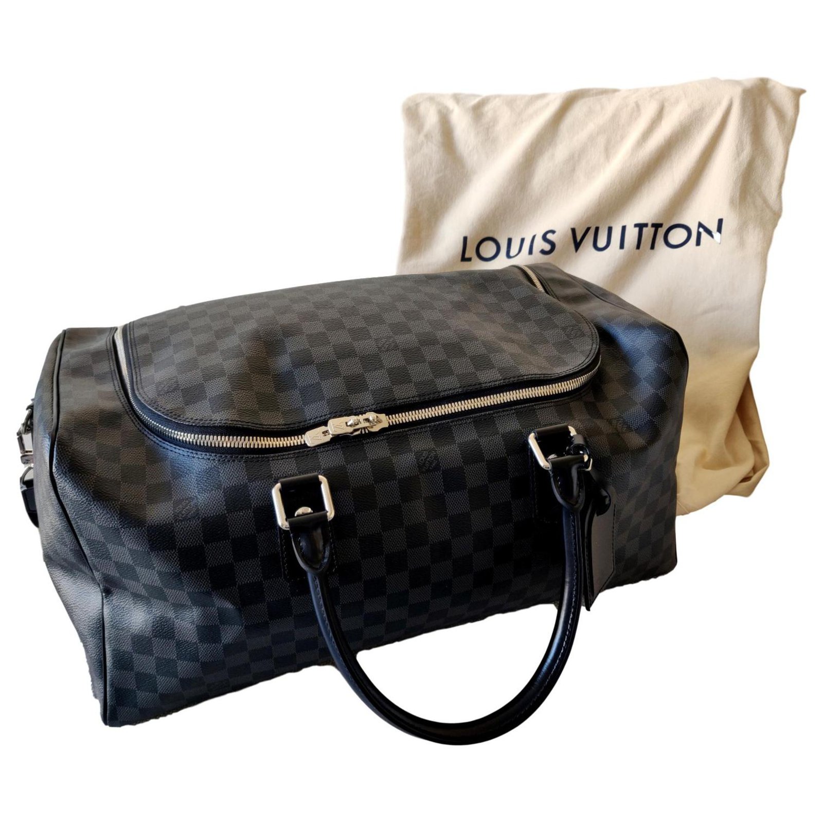 Louis Vuitton Roadster Damier Graphite travel bag 50 Dark grey