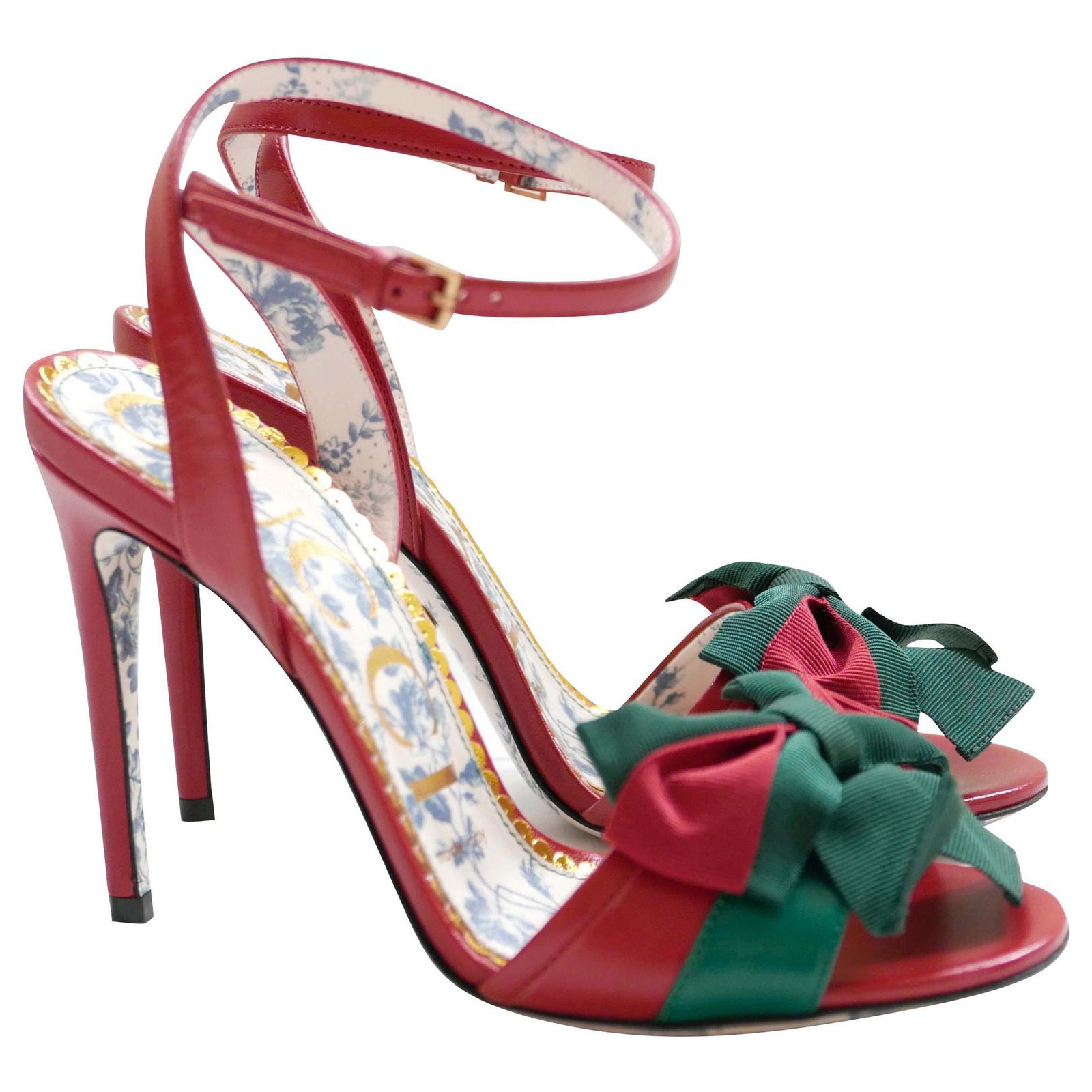 gucci sandals with bow